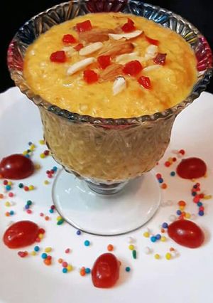 A picture of Carrot Sabudana Kheer.