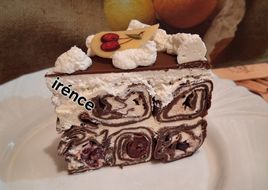 Meggyes palacsinta torta.🍒🎂🍒