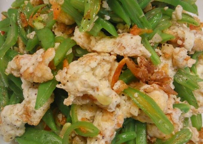 Resep Buncis Putih Telur Anti Gagal