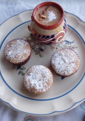 Una foto de Atole de nuez