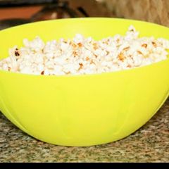 A picture of Homemade popcorn #one recipe one tree.