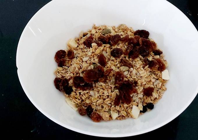 My Healthy Granola Breakfast ❤#Kitchenwordsearch#Breakfast