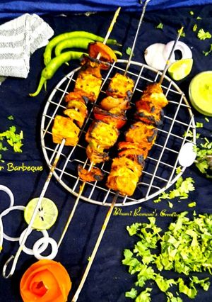 વેજ પનીર બાર્બેક્યુ (Veg. Paneer Barbecue Recipe In Gujarati) રેસીપી મુખ્ય ફોટો