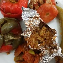 A picture of Mix stuffed vegetables.