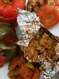 A picture of Mix stuffed vegetables.