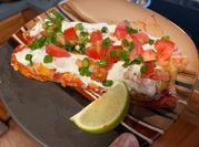 A picture of beef enchilada