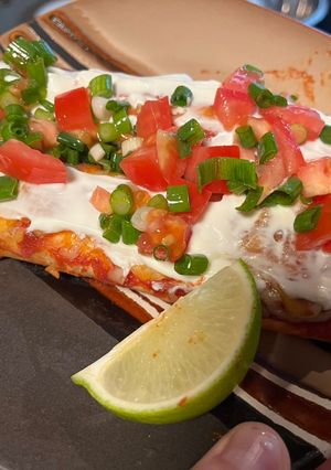A picture of Beef Enchiladas.