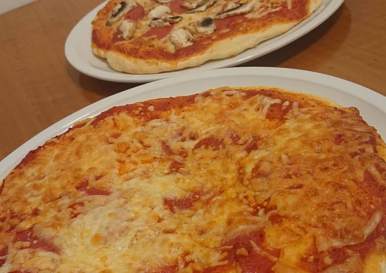 Step-by-Step Guide to Prepare Quick Selbstgemachter Pizzateig 😍