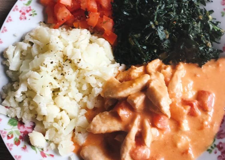 Strogonoff de frango low carb