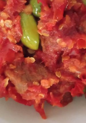 Foto resep Sambal Pete Daging Sapi