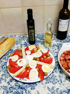 Una foto de Taquitos de jamón york a la plancha
