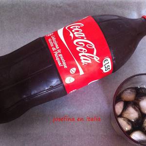 Cake coca cola/cake in bottiglia di coca cola