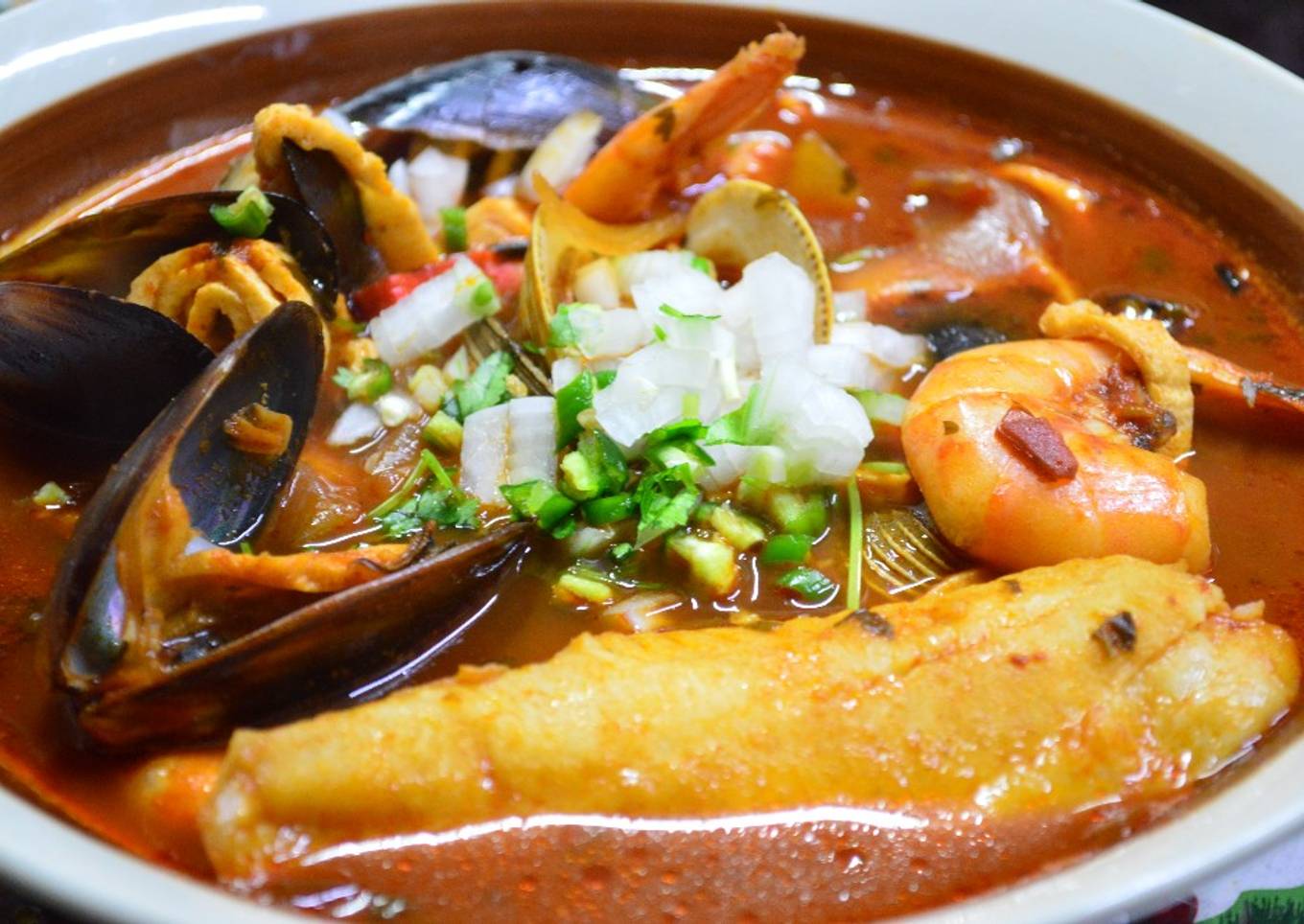 Sopa de mariscos