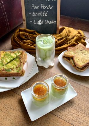 Foto resep Matcha Crème Pâtissière - Custard Creme