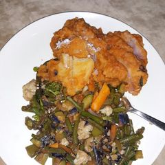 A picture of Stir Fried Vegetables And Curried Arrowroots #KidsrecipeContest.
