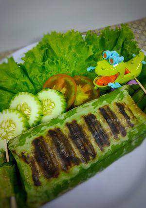 Foto resep Nasi Bakar sambal Teri