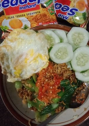 Foto resep Mie sedaap goreng level 25