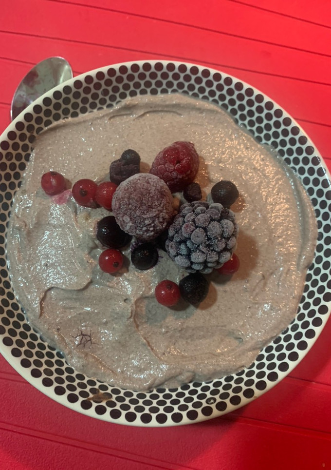 Una foto de Mousse de tofu con chocolate
