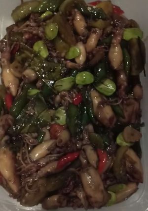 Foto resep Oseng cumi asin petai (kedai oppa jengkol)