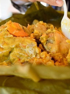 Una foto de Pastel de cerdo con pollo cómo el de mi abuela