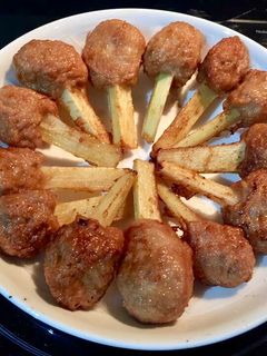 Hình của món Chả tôm bọc mía.
