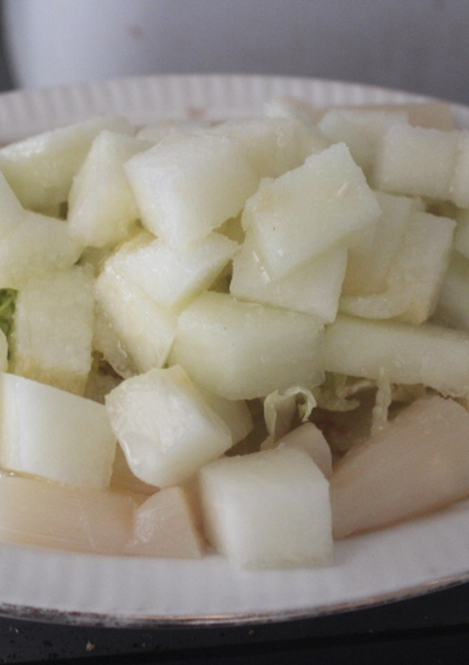 Una foto de Ensalada blanca