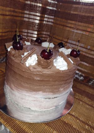Una foto de Pastel del chocolate
