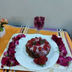 A picture of Strawberry cake.