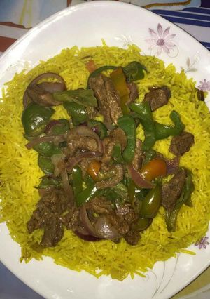 صورة لوصفة طريقة عمل فاهيتا بالارز الاصفر