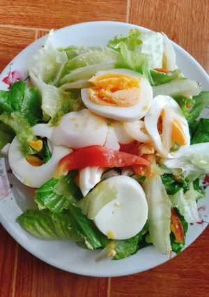 Hình của món Xà lách trộn.