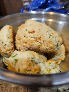 A picture of Jalapeño Cheddar Biscuits.