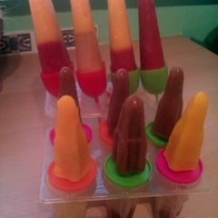 A picture of Vickys Fruit Puree Ice Lollies, Gluten, Dairy, Egg & Soy-Free.