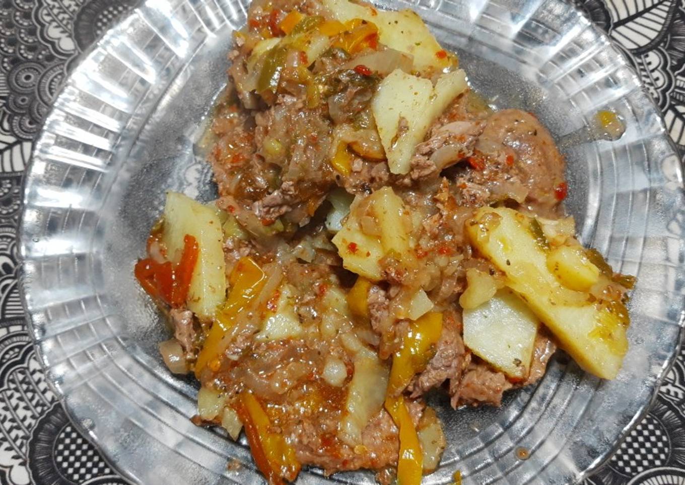 Bifes a la criolla