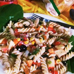 A picture of Cheese Fusion Healthy pasta salad.