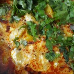 A picture of Dahi Aalu.