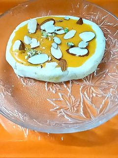 ડ્રાયફ્રુટસ પનીર સંદેશ પ્રસાદી રેસિપી (Dryfruits Paneer Sandesh Prasadi Recipe In Gujarati) રેસીપી મુખ્ય ફોટો