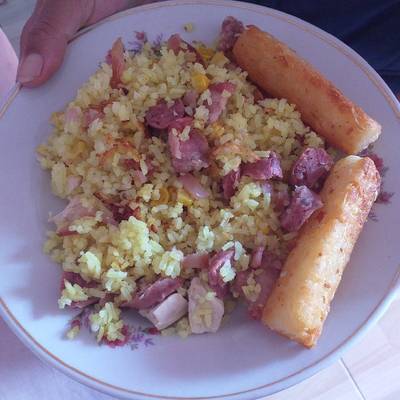 Arroz paisa en casa Receta de Ana Yulieth Chavez- Cookpad