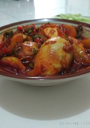 Foto resep Telur balado alakadarnya