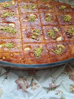 صورة لوصفة هريسة وبسبوسة 😘❤️