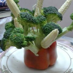 Vegetable bonsai A picture of Vegetable bonsai.