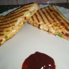 A picture of Simple egg sandwich.