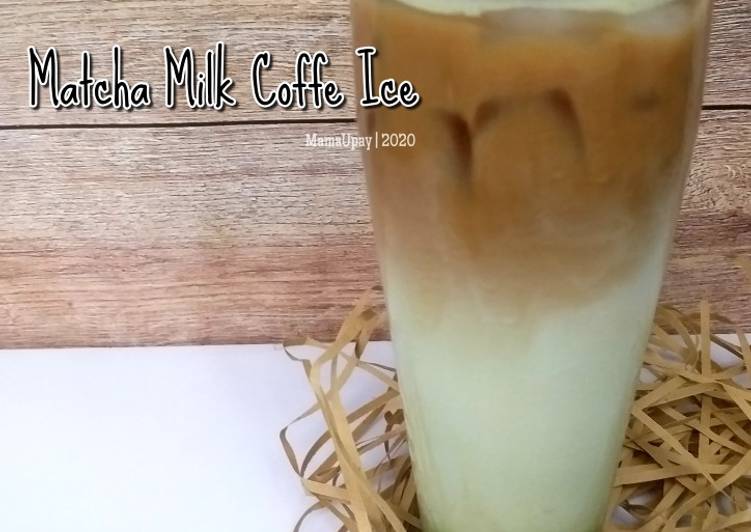 Matcha Milk Coffe Ice