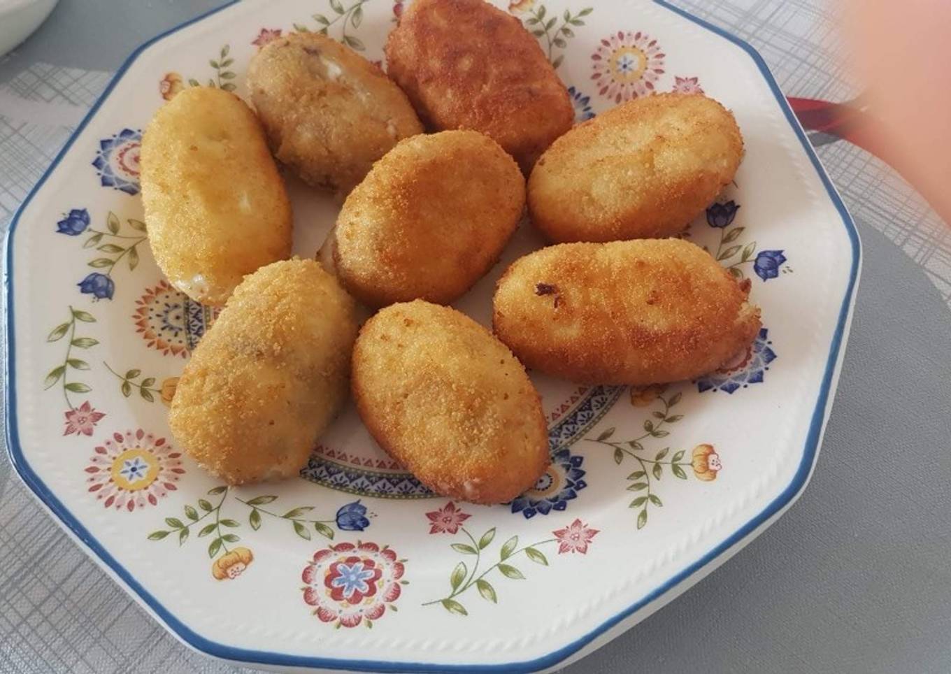 Croquetas de carne de cocido y aptas para celiacos y sin lactosa