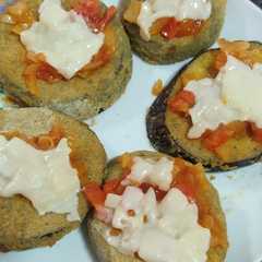 A picture of Milanesa de berenjena al Airfryer!!.