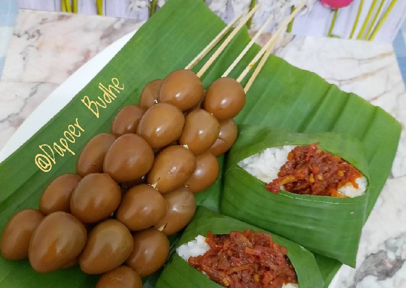 240. Sate Pindang Telor Puyuh