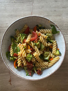 A picture of Easy pasta salad.