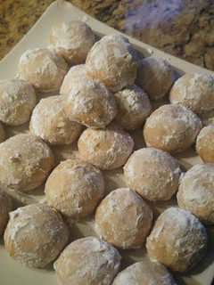 Una foto de Polvorones de almendra