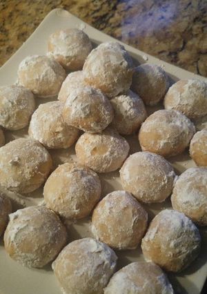 Una foto de Polvorones de almendra