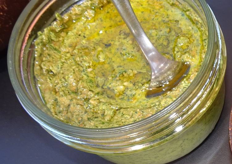 Pesto d'épinards (vegan)