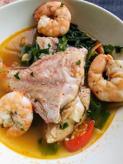 Foto resep Sup Kakap Merah Kuah Jahe